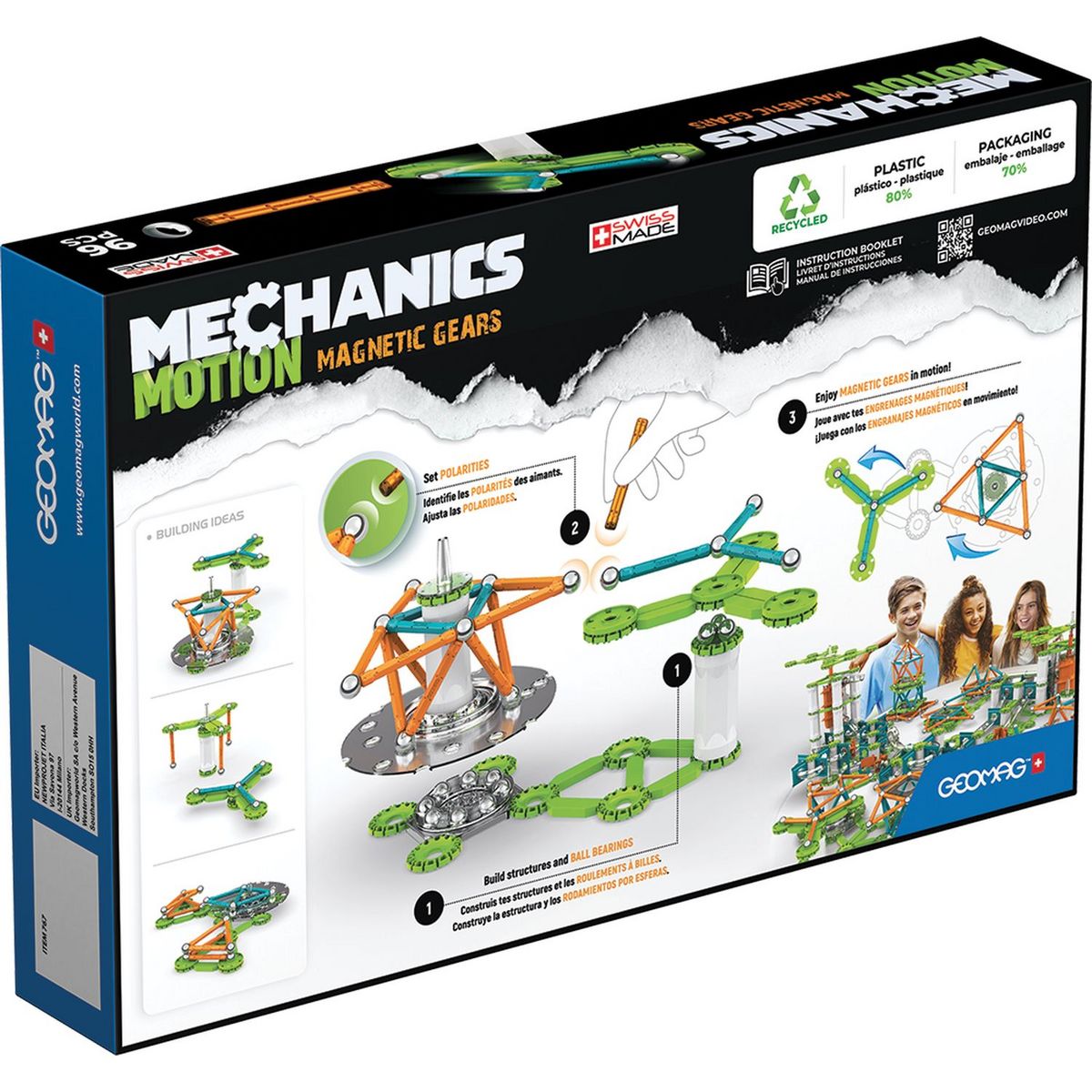 GIOCHI PREZIOSI Mécanique EcoFriendly - 96 pcs Motion