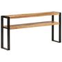 Voir la diapositive 6 : VIDAXL Table console 150x30x75 cm Bois d acacia solide