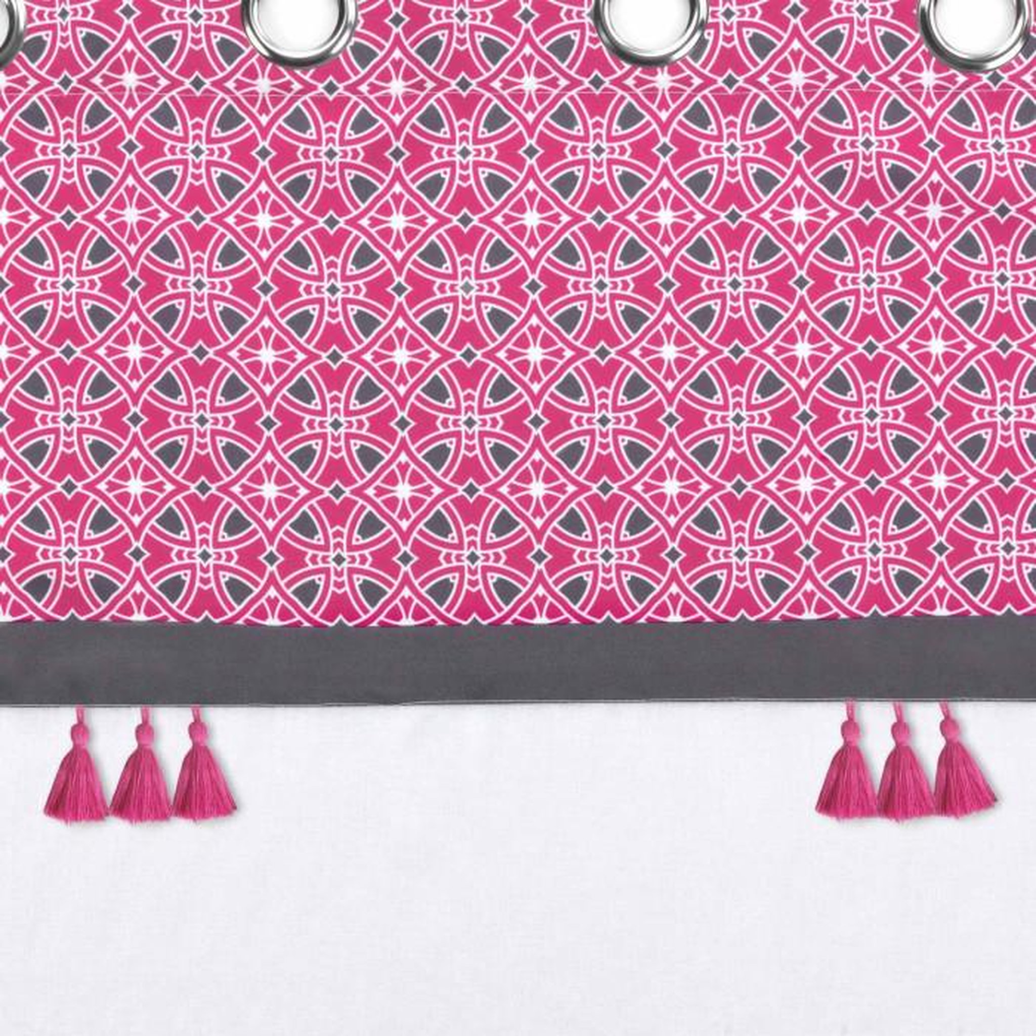 Voir la diapositive 2 : Paris Prix Rideau Voilage à Œillets  Callao  140x240cm Rose