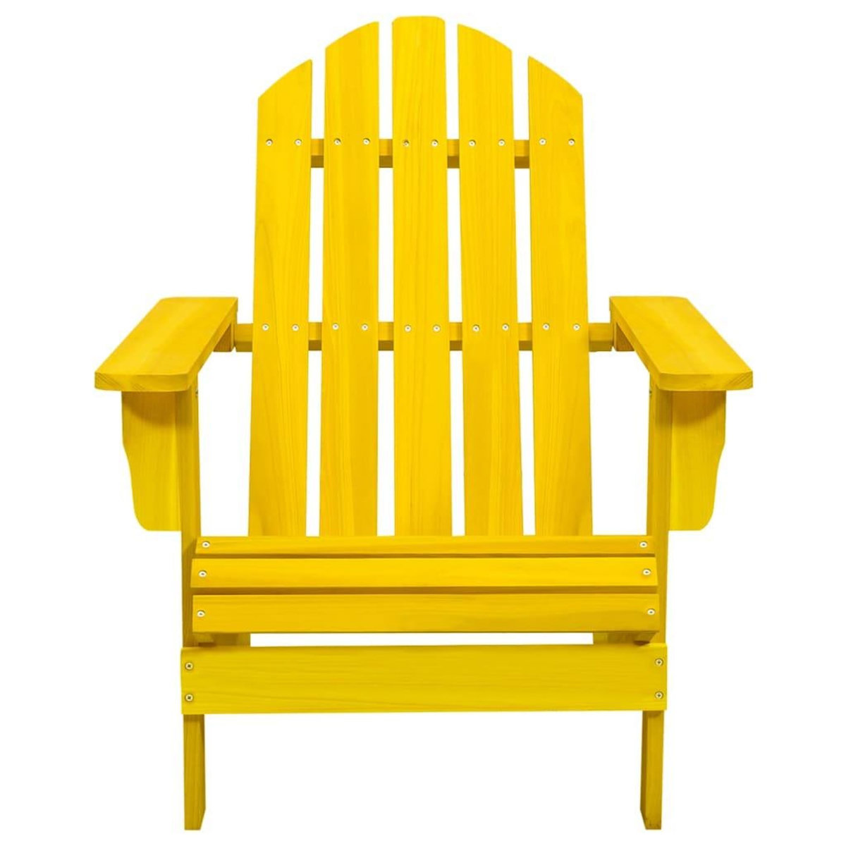 VIDAXL Chaise de jardin Adirondack bois de sapin massif jaune