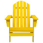 Voir la diapositive 2 : VIDAXL Chaise de jardin Adirondack bois de sapin massif jaune