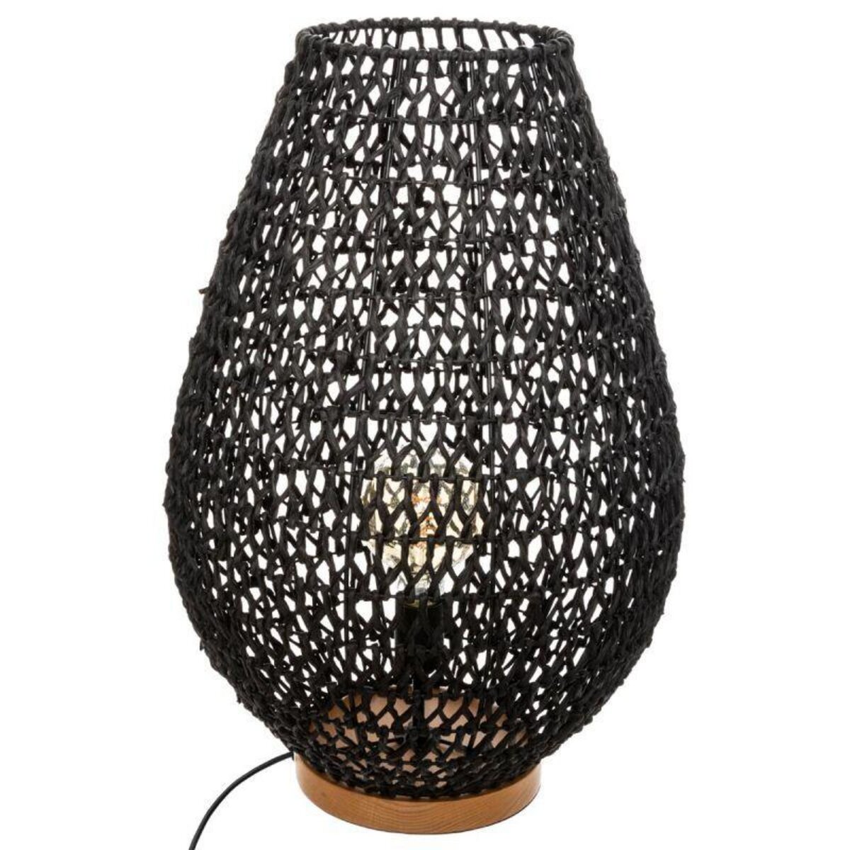  Lampe à Poser Design  Etel  55cm Noir
