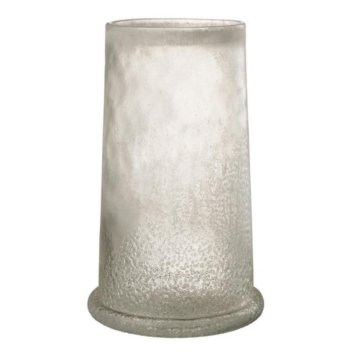 Paris Prix Photophore en Verre  Sucre  38cm Blanc