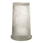 Paris Prix Photophore en Verre  Sucre  38cm Blanc