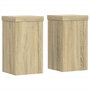 Voir la diapositive 2 : VIDAXL Supports pour plantes 2 pcs chene sonoma bois d'ingenierie