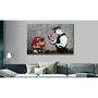 Voir la diapositive 2 : Paris Prix Tableau Imprimé  Mario & Cop - Banksy