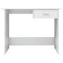 Voir la diapositive 4 : VIDAXL Bureau Blanc brillant 100x50x76 cm Bois d'ingenierie