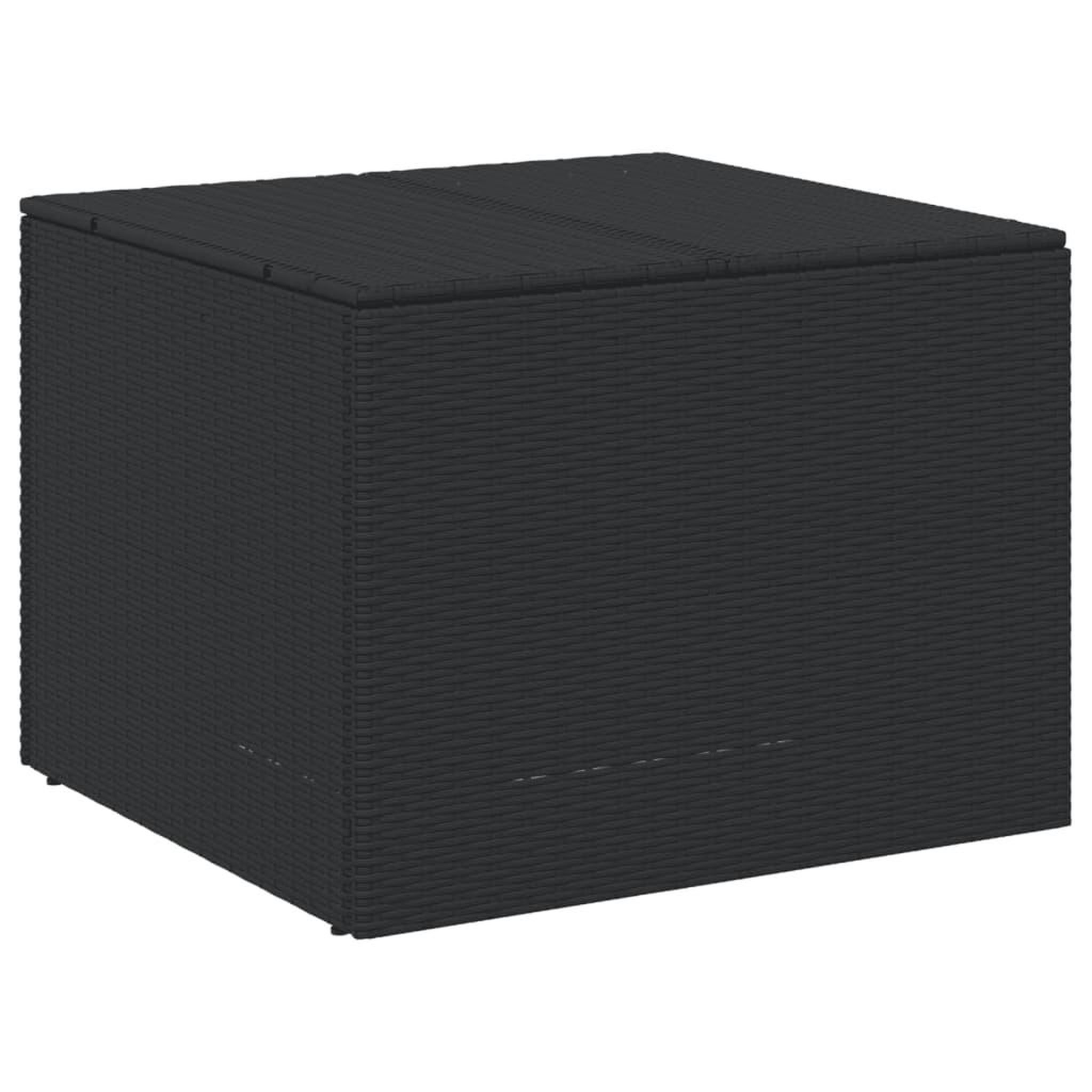 Voir la diapositive 2 : VIDAXL Boîte de rangement de jardin noir 291L resine tressee