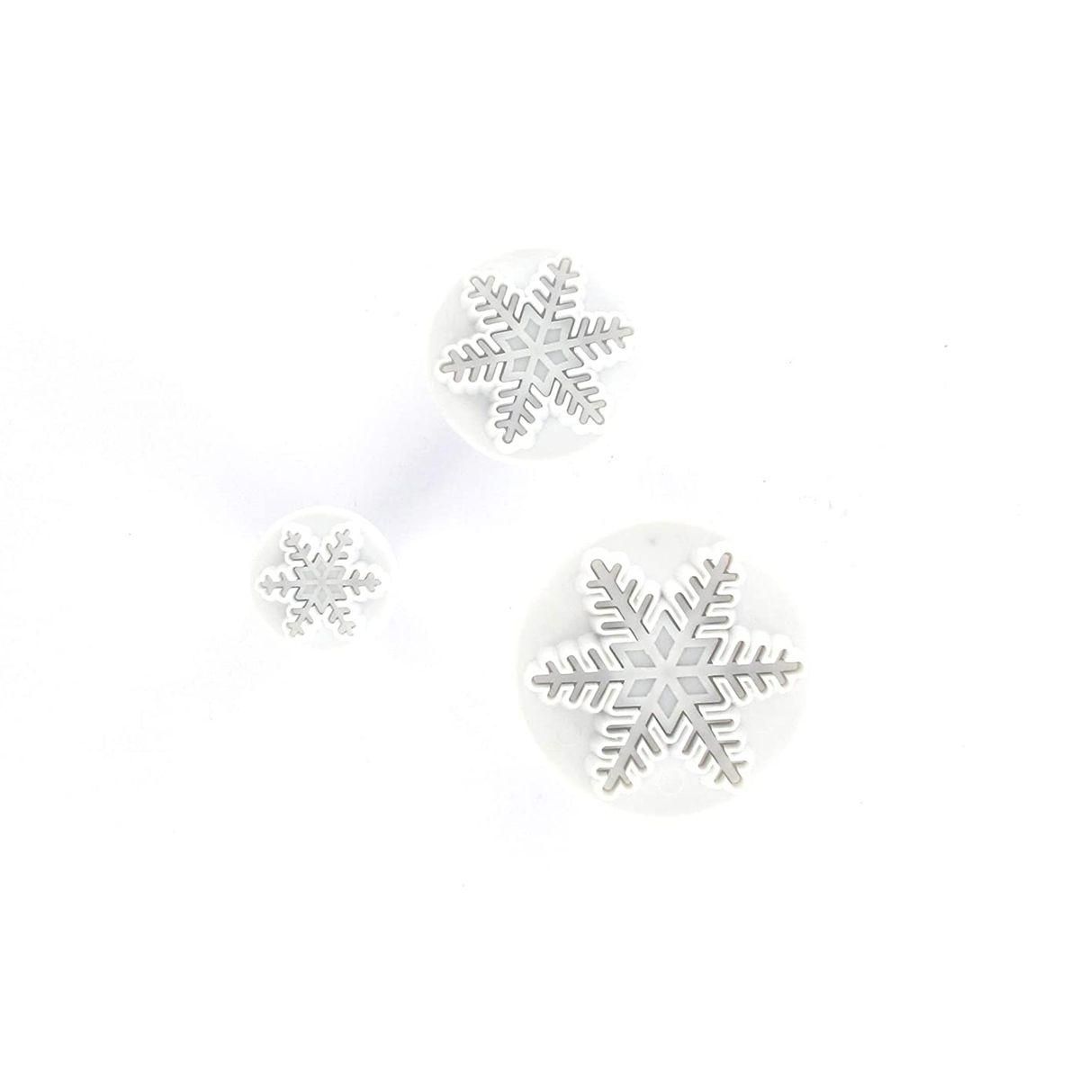 ZENKER Lot de 3 emporte-pièces de Noël pour pâte à sucre motif flocon de neige Zenker Emporte-pièces
