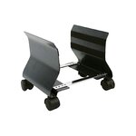 Fellowes Support unité centrale Fellowes Premium, mobile et réglable, graphite