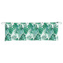Voir la diapositive 2 : VIDAXL Coussin de banc de jardin motif de feuilles 150x50x7 cm