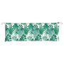 Voir la diapositive 2 : VIDAXL Coussin de banc de jardin motif de feuilles 150x50x7 cm
