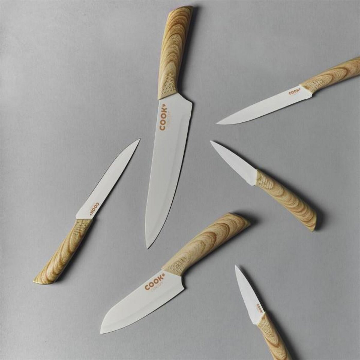 Paris Prix Couteau Office  Anti-Adhésif  23cm Naturel