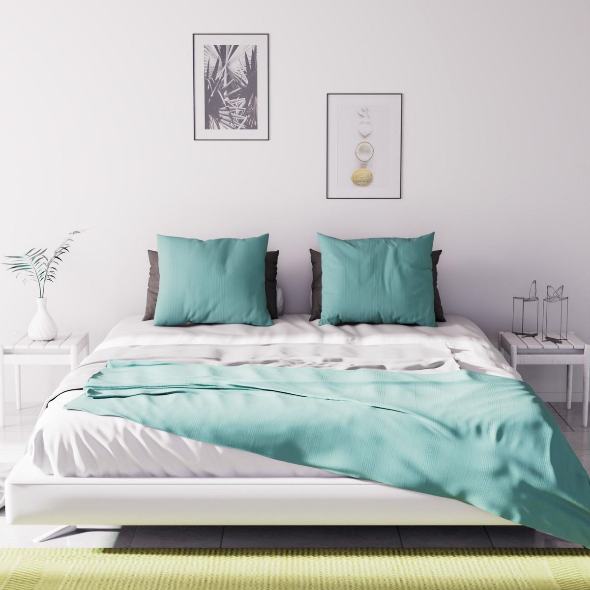 SOLEIL D'OCRE Jeté de lit, canapé, plaid ADELE par Soleil d'ocre