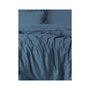 Voir la diapositive 4 : GENERIQUE Parure de lit - 1 housse de couette 140 x 200cm + 1 taies d'oreiller 60 x 60 cm - Satin - Bleu