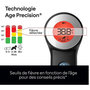 Voir la diapositive 4 : BRAUN Thermomètre frontal sans contact Affichage numérique à code couleur Précis 2 seconde Bébé et enfant Sensian 7 Braun