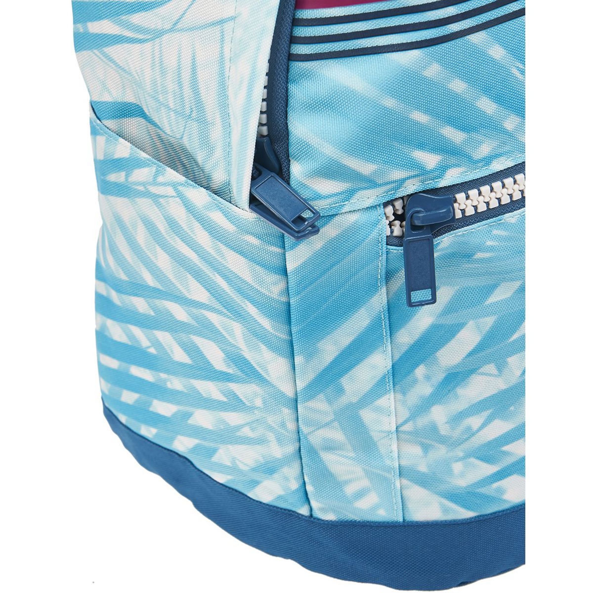 YOUNG'S ATTITUDE Sac à dos avec compartiment pour ordinateur bleu et blanc Tropical 