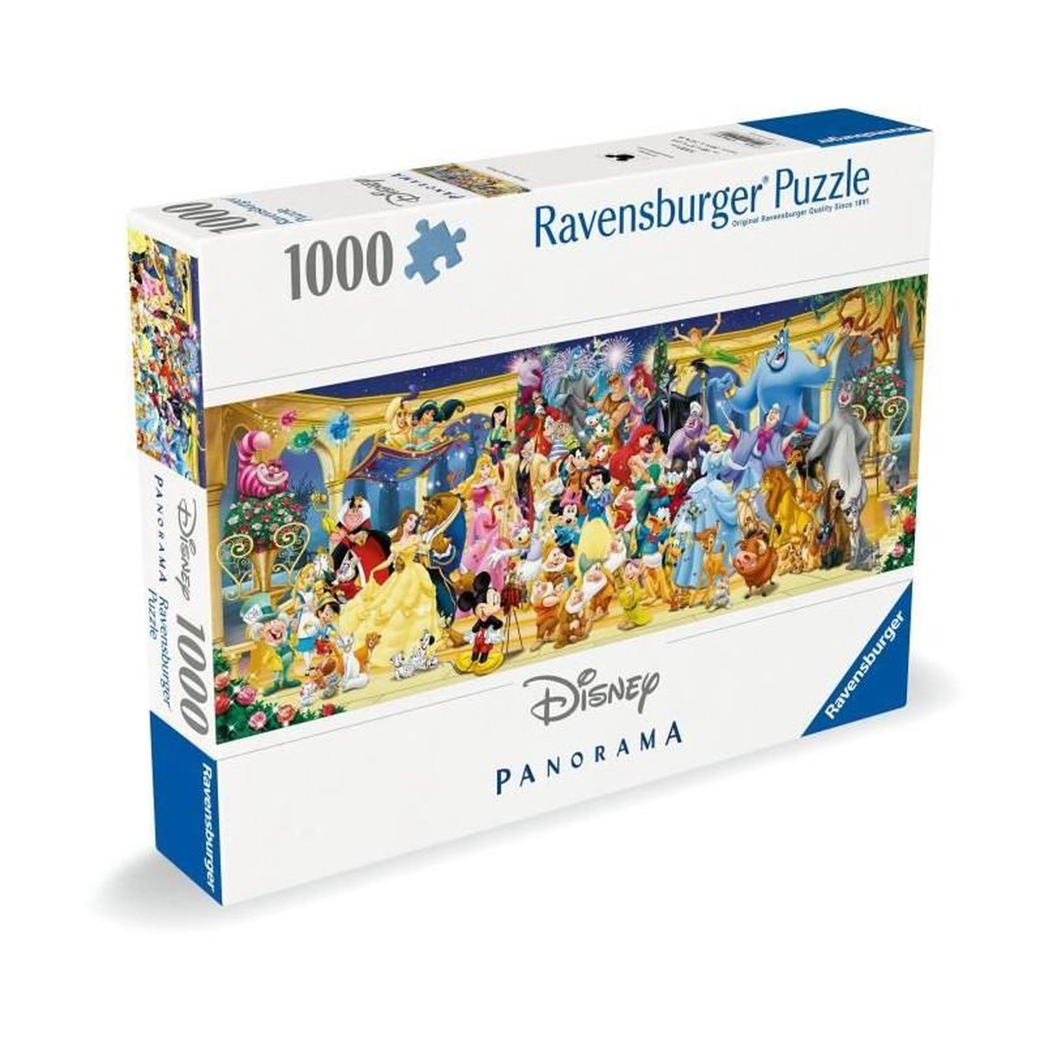 Voir la diapositive 4 : RAVENSBURGER Puzzle 1000 pièces Panorama Photo de groupe Disney – Ravensburger – Dès 14 ans – Adulte & Enfant