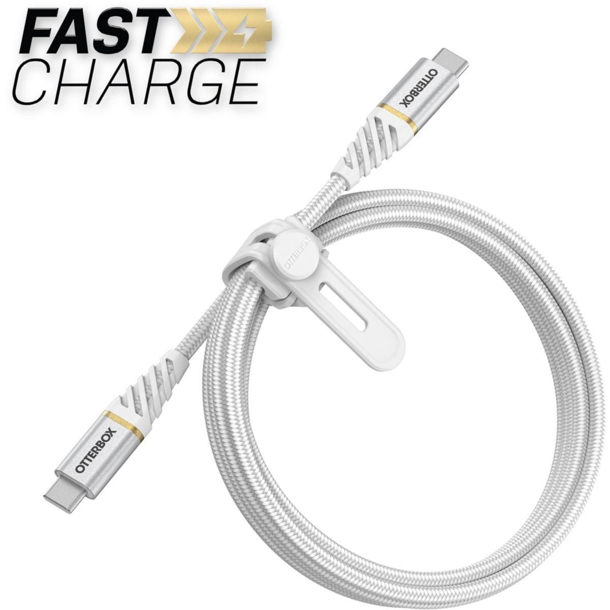 Otterbox Câble USB C vers USB-C blanc 1m Premium