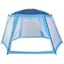 Voir la diapositive 3 : VIDAXL Tente de piscine Tissu 500x433x250 cm Bleu