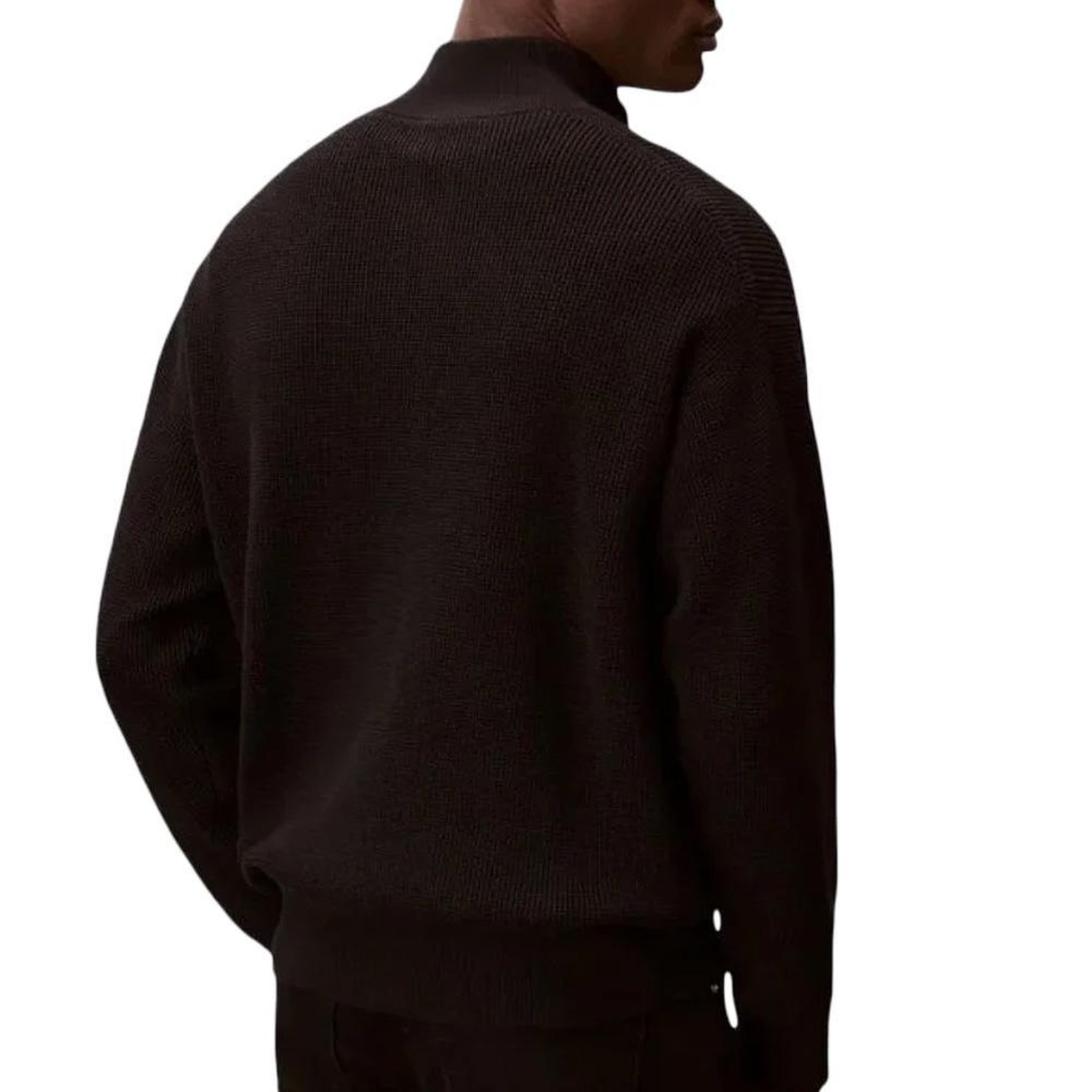 Voir la diapositive 2 : CALVIN KLEIN JEANS Sweat Noir Homme Calvin Klein Jeans Waffle