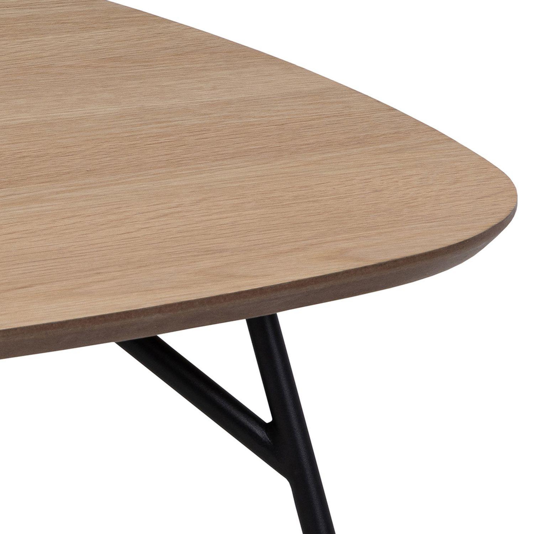 Voir la diapositive 3 : TOILINUX Table basse en bois et métal haldor