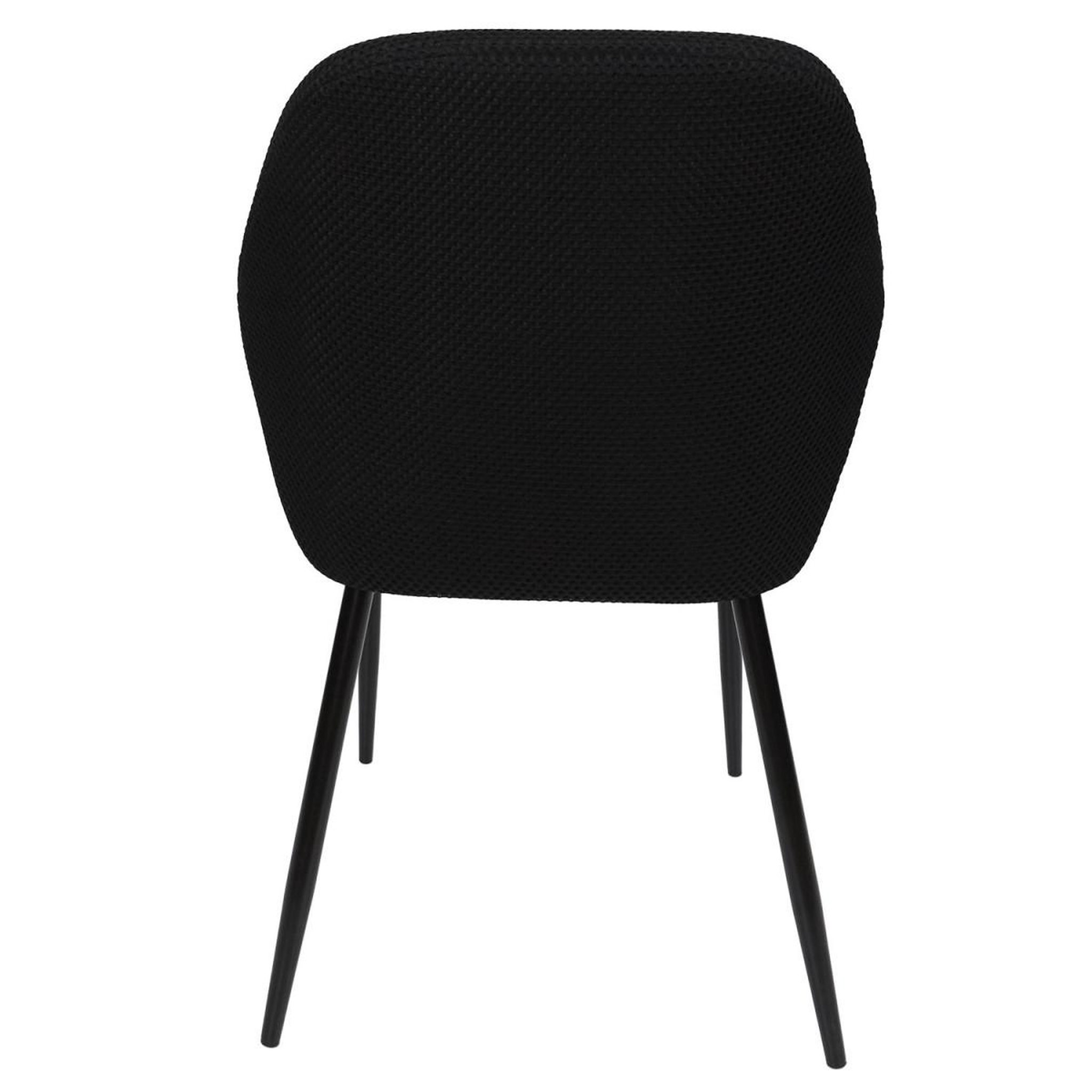 Voir la diapositive 6 : The Home Deco Factory Lot de 2 chaises fauteuil  atome  85cm noir
