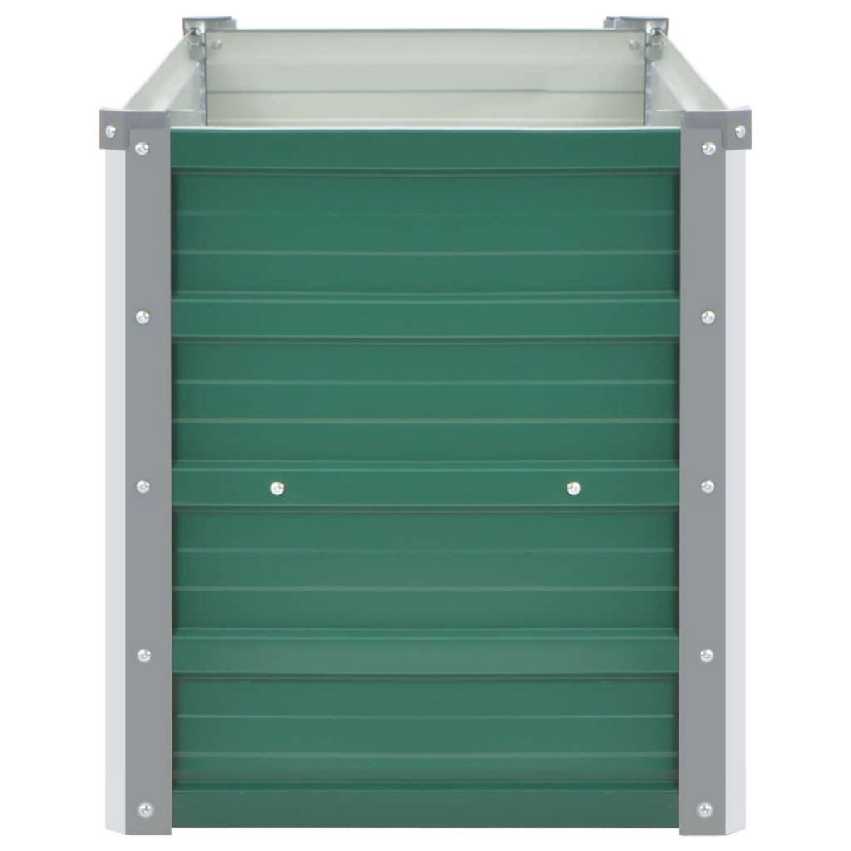 VIDAXL Lit sureleve de jardin Acier galvanise 160x40x45 cm Vert