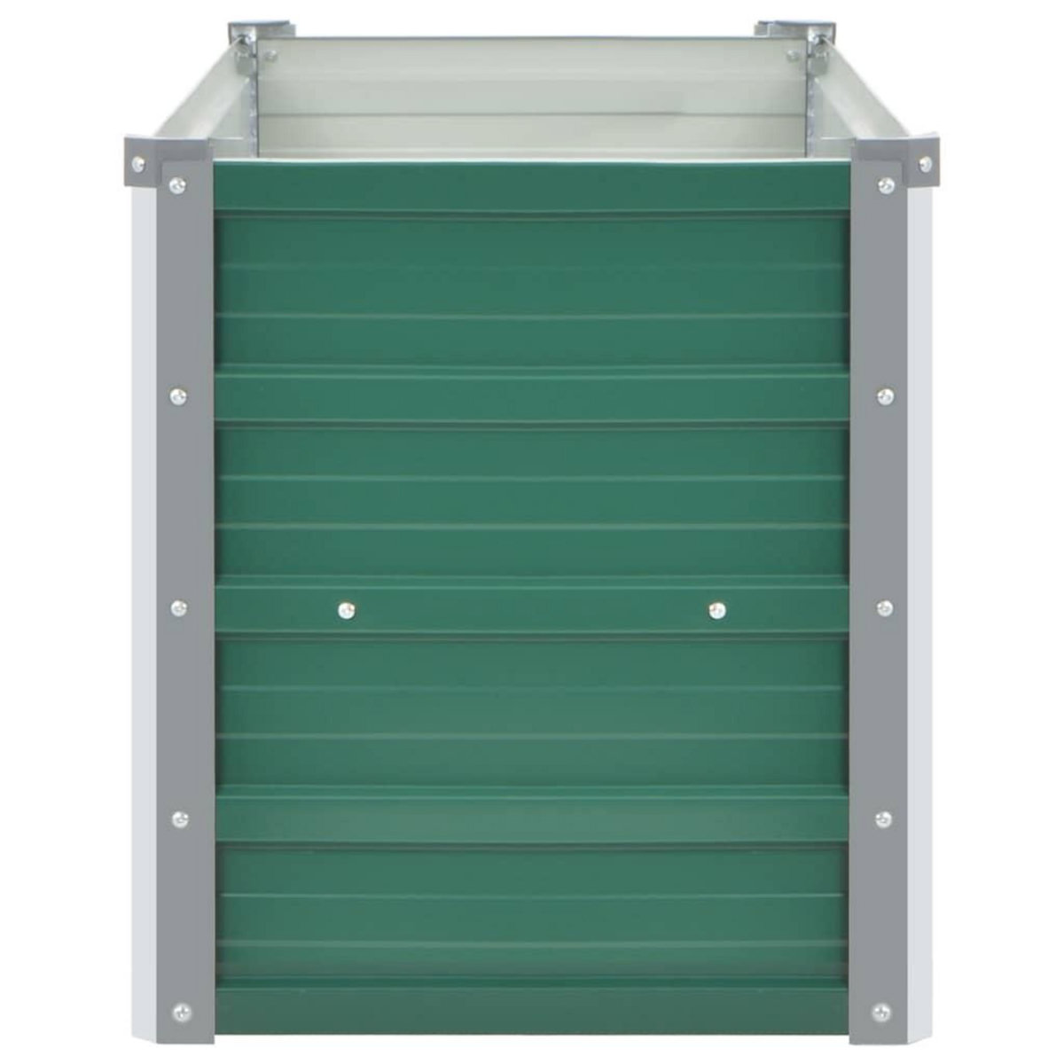 VIDAXL Lit sureleve de jardin Acier galvanise 160x40x45 cm Vert