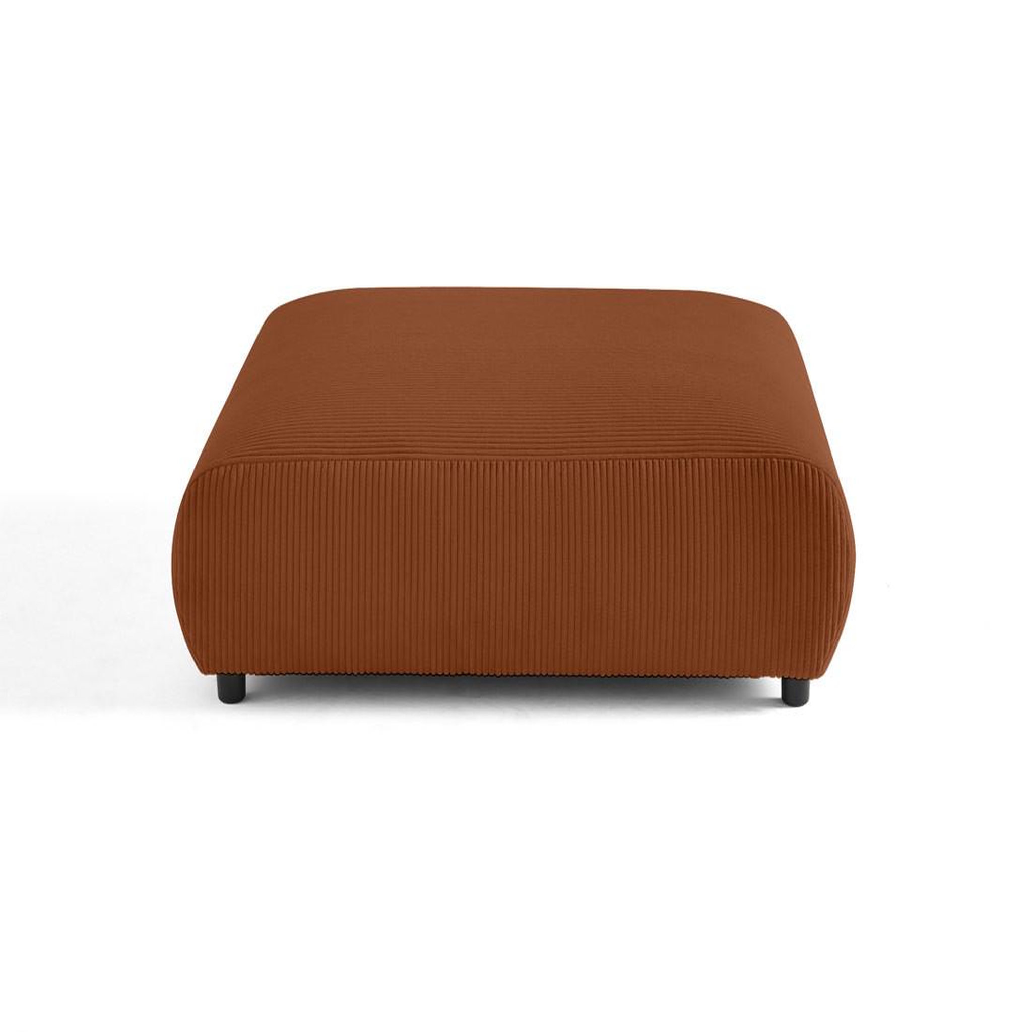 Voir la diapositive 3 : LISA DESIGN Garance - grand pouf modulable - en velours côtelé
