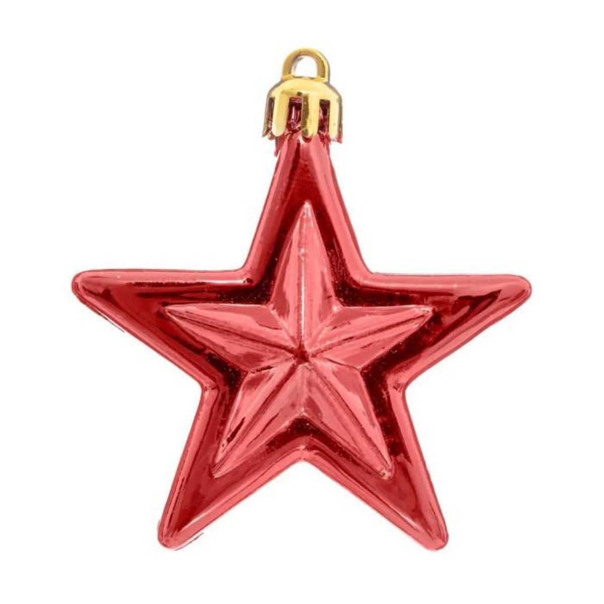 ATMOSPHERA Sujet de Noël 6 Pièces  Délice  7cm Vert, Rouge & Or