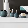 Voir la diapositive 2 : Paris Prix Porte Savon en Céramique  Bullea  10cm Bleu Émeraude