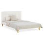 Voir la diapositive 1 : HomeStyle4U Lit 2 Places 140x200 cm avec Matelas