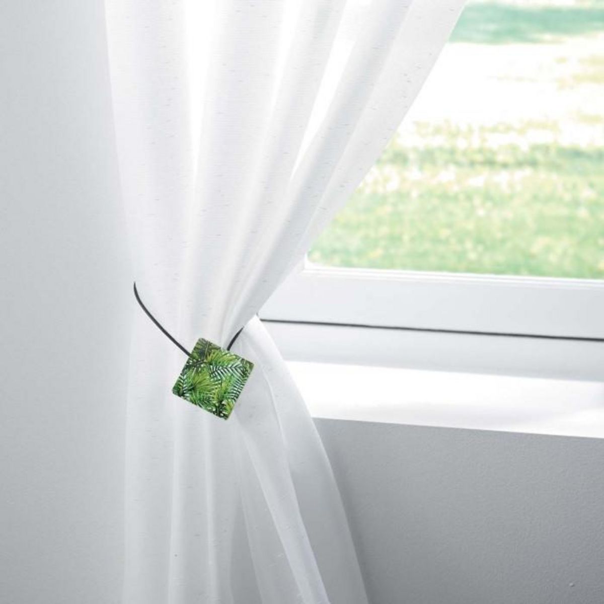 Paris Prix Embrasse de Rideau Aimantée  Eres  43cm Vert