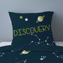 Voir la diapositive 2 : Dourev Housse de couette 140x200 DISCOVERY + taie 100% coton 57 fils
