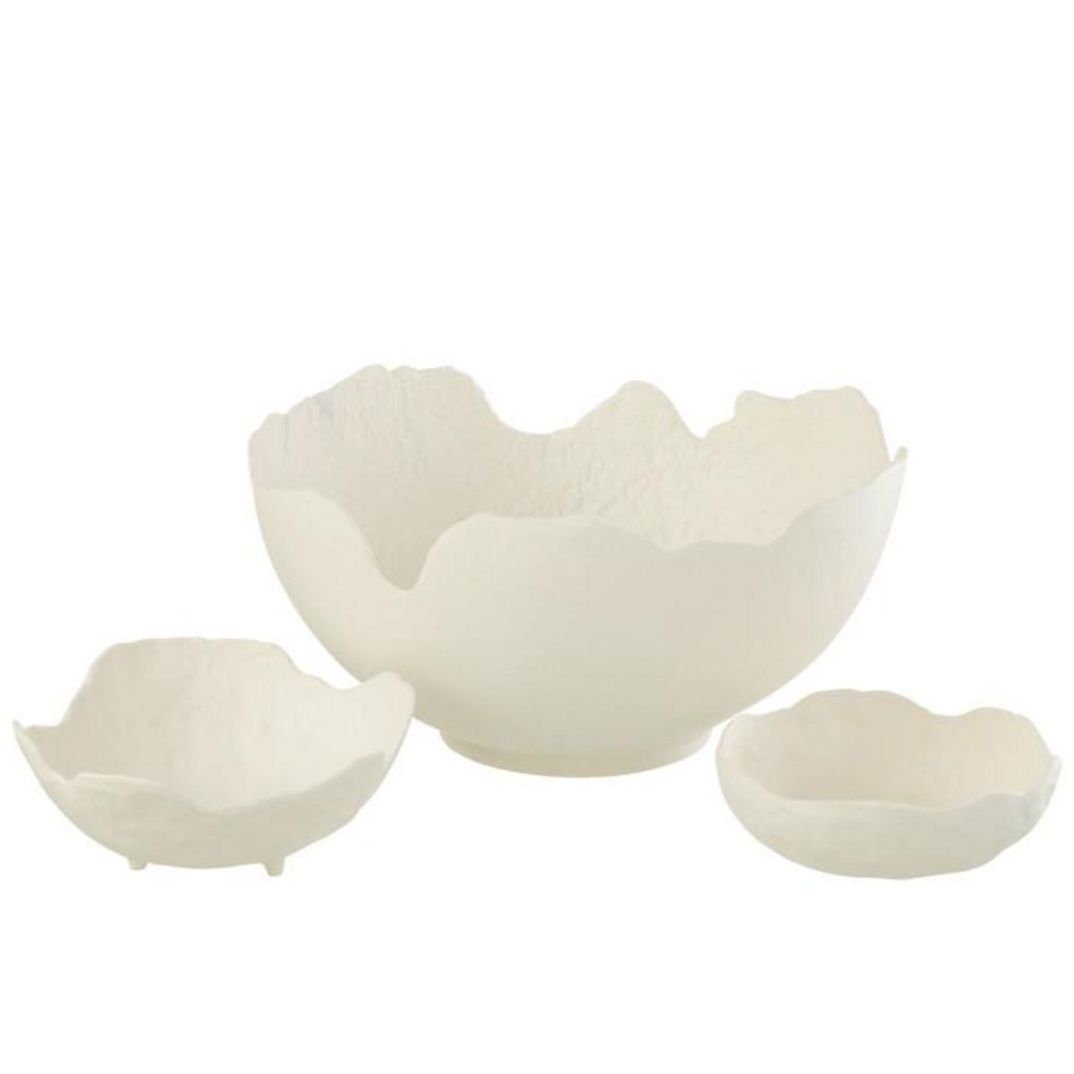 Paris Prix Coupelle Asymétrique Déco  Vinta  29cm Blanc