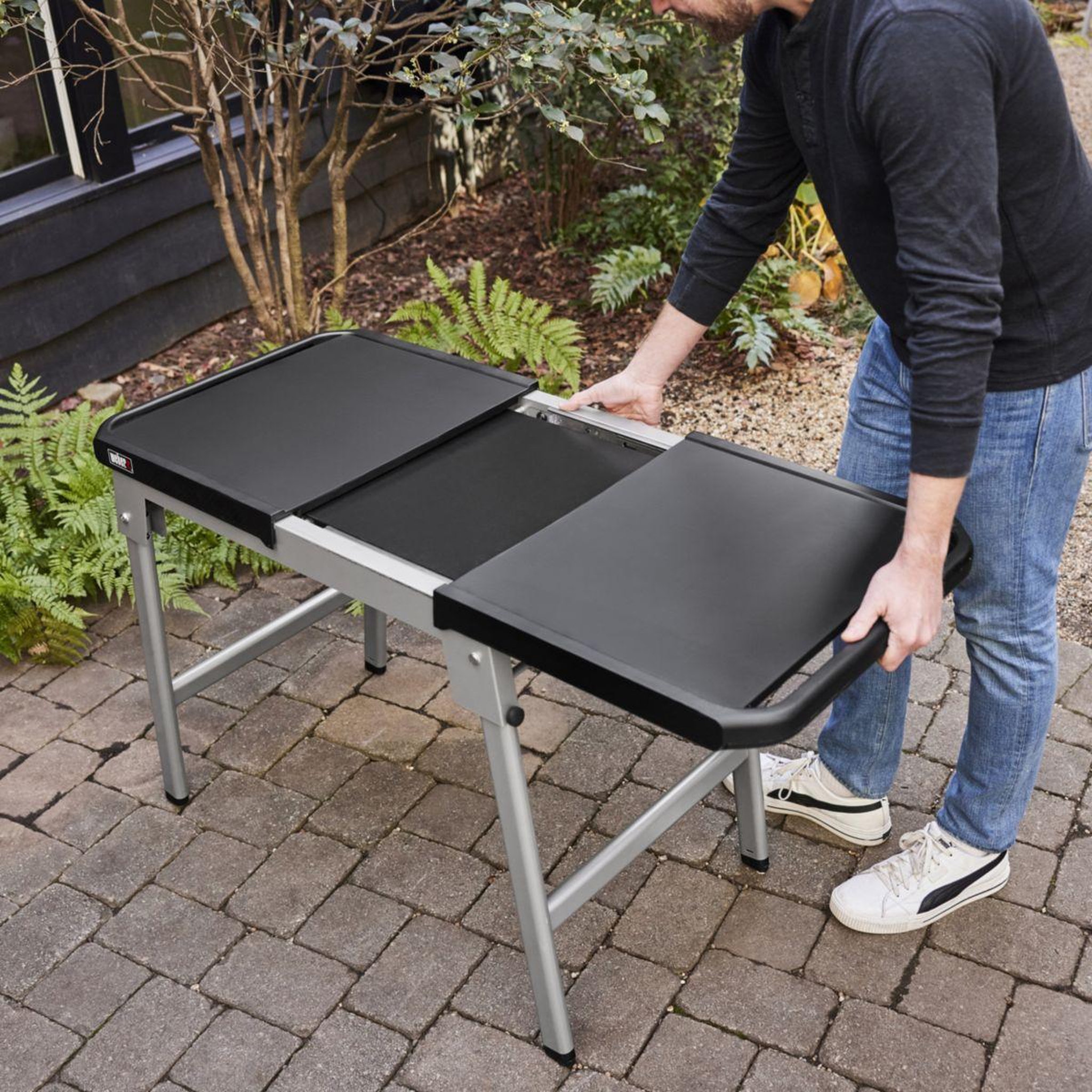 Voir la diapositive 2 : Weber Support plancha stand pliable pour plancha 43 et 56 cm