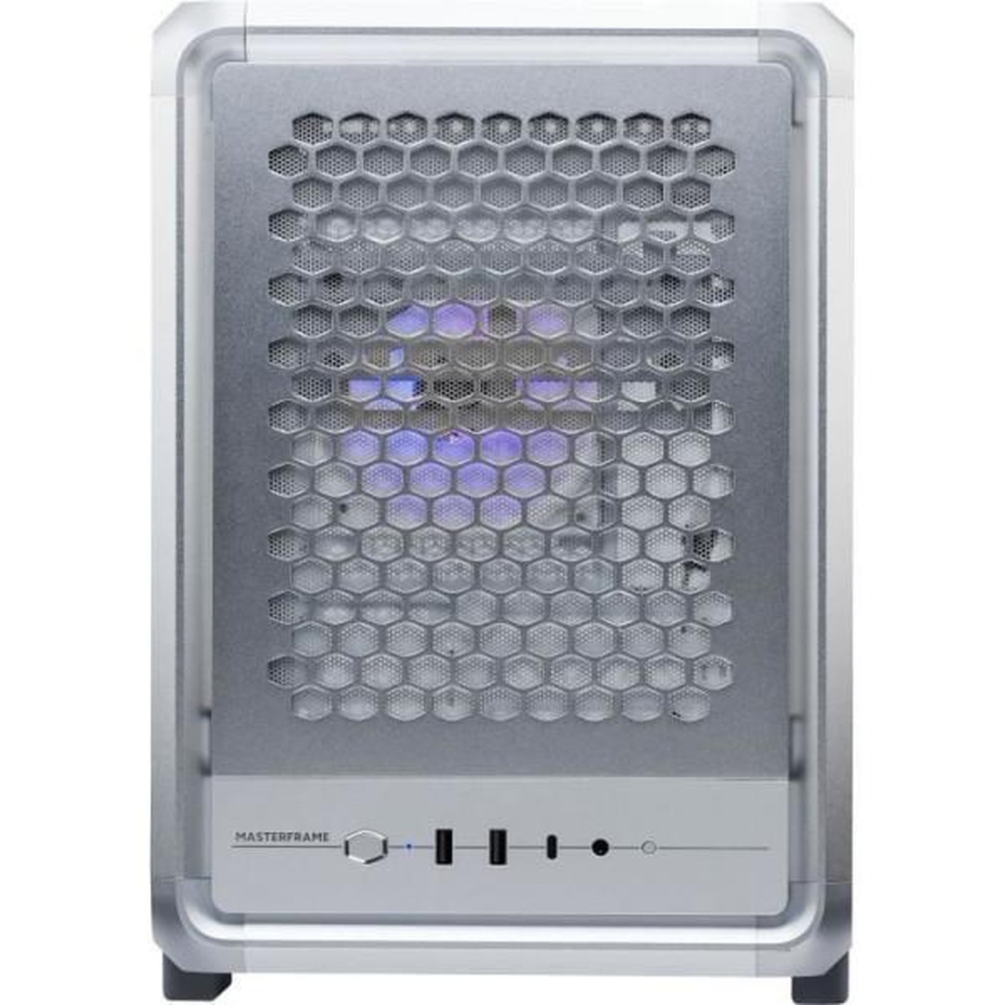 Voir la diapositive 3 : Cooler Master Boitier PC Gaming - COOLER MASTER - MF400M-SHNN-S00 - MasterFrame 400 Mesh Silver - Micro-ATX et Mini-ITX