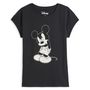 Voir la diapositive 3 : INEXTENSO T-shirt manches courtes noir femme Mickey