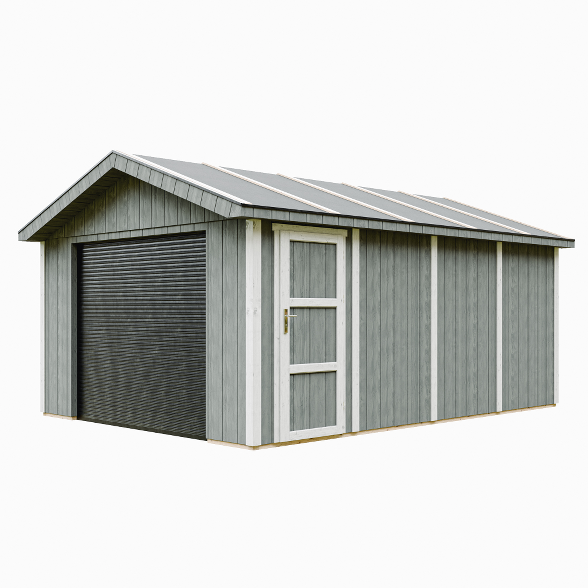 Voir la diapositive 1 : TIMBELA Garage qualité premium 17m² l378xl530 cm garage pour auto, moto, vélos, machines de jardinage m991b