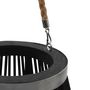 Voir la diapositive 4 : VIDAXL Bougeoir suspendu Bambou Noir 95 cm