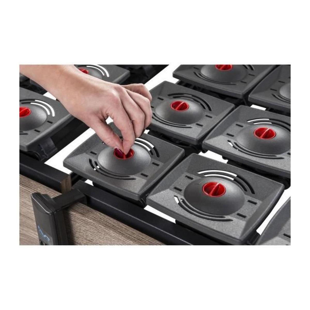 DEKO DREAM DEKO DREAM Ensemble matelas roulé+sommier relaxation électrique ERGO 6 Physiomax - 140x200 cm - Matelas ressorts ensachés