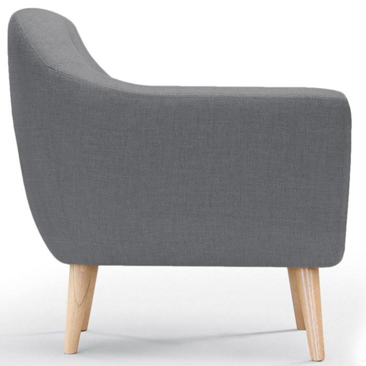 Paris Prix Fauteuil Scandinave Tissu  Lopy  78cm Gris