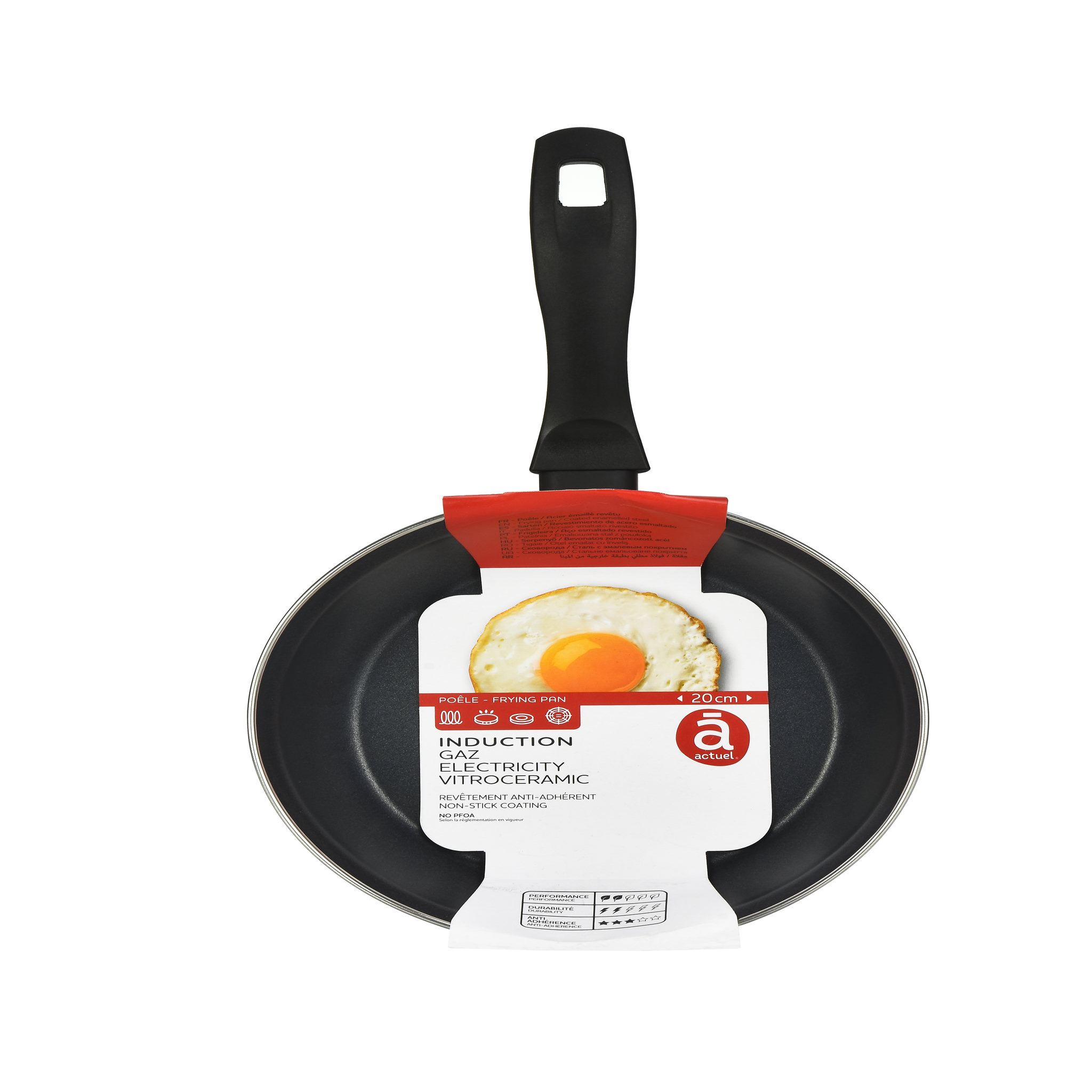 Voir la diapositive 2 : ACTUEL Poêle induction 20 cm