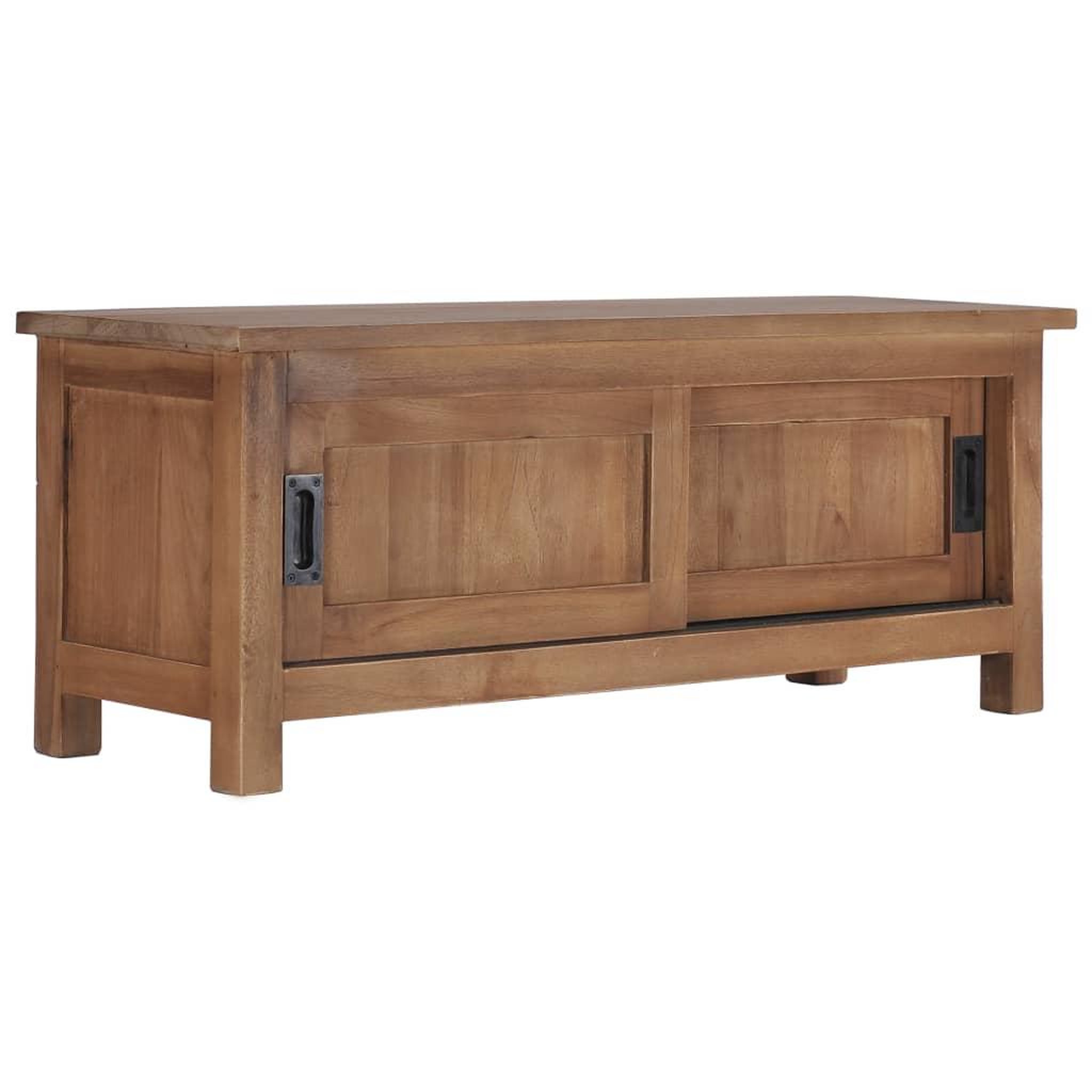 Voir la diapositive 1 : VIDAXL Meuble tv 90x30x35 cm bois de teck massif