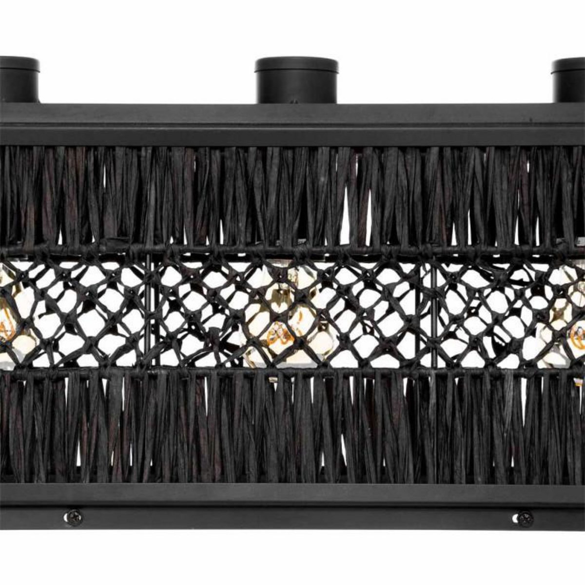 ATMOSPHERA Lampe de Plafonnier en Métal  Aaron  93cm Noir