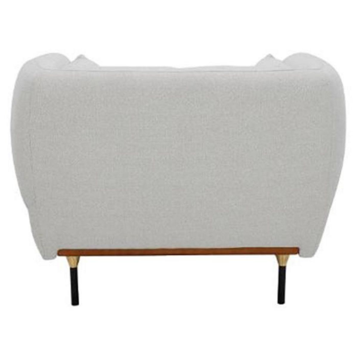 ATMOSPHERA Fauteuil Design  Isée  113cm Gris Clair