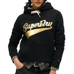 SUPERDRY Sweat Noir Femme Superdry Super Athletics. Coloris disponibles : Noir