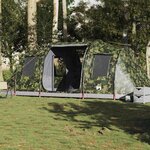 VIDAXL Tente de camping tunnel 4 personnes camouflage impermeable