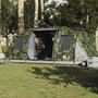 Voir la diapositive 1 : VIDAXL Tente de camping tunnel 4 personnes camouflage impermeable